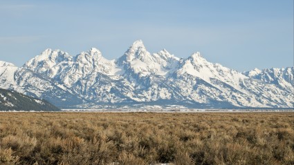 Jackson Hole views in the winter