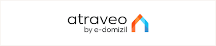 An image shares the logo of Atraveo, one of the best vacation rental sites. 
