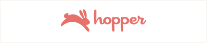 An image of the Hopper Homes logo, an Airbnb alternative. 