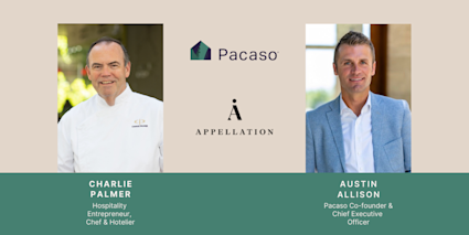 Fireside chat invitation with Chef Charlie Palmer and Austin Allison