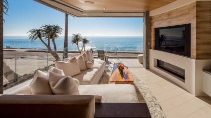 view of malibu from living room