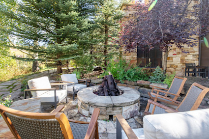 Emerald offers indoor outdoor living, a fire pit patio and quick access to Vail Mountain, ideal for spring skiing schedules.