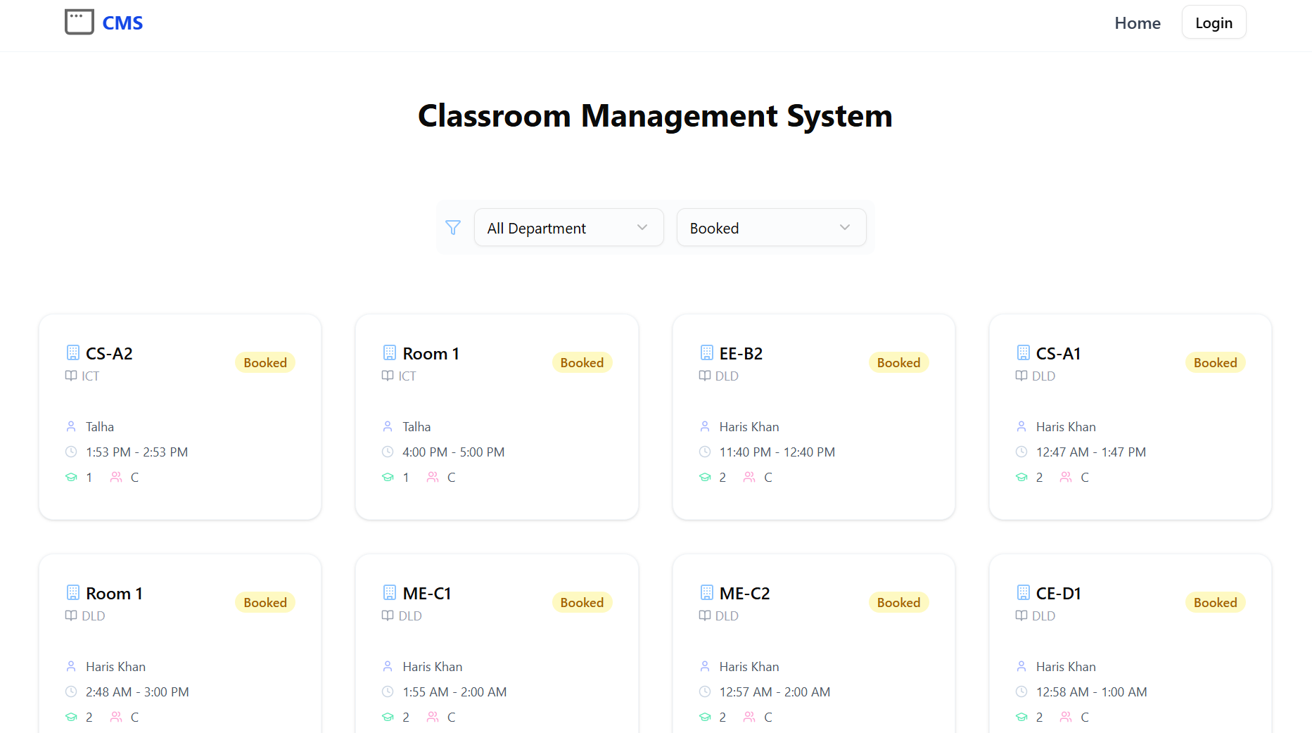 Booking Form