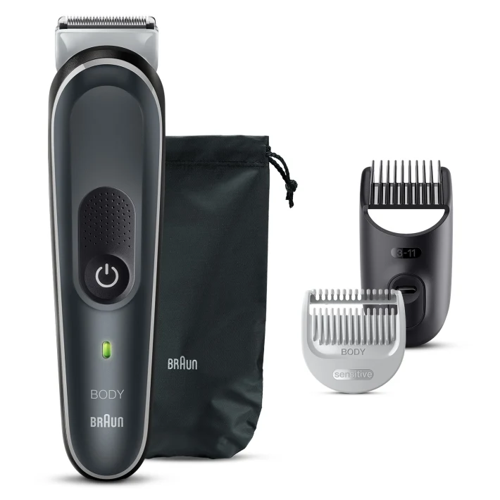 Braun Series 5 BG5360 Men's Rechargeable Body Groomer + 2 Attachment Combs