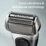 Shaver head - Sonic vibrations & AutoSense technology