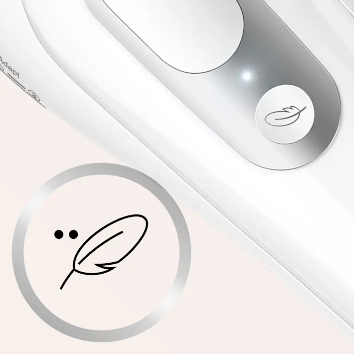 Smooth skin even in delicate areas Smooth skin even in delicate areas