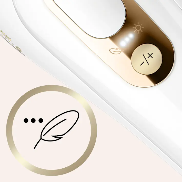 Smooth skin even in delicate areas Smooth skin even in delicate areas