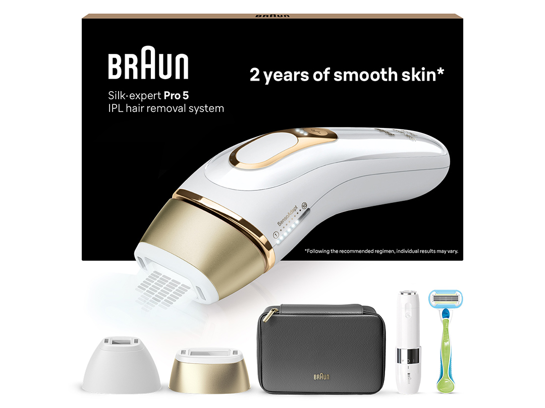 ブラウン Silk expert Pro 5 ブラウン シルクエキスパートプロ5 IPL ムダ毛処理 光美容器