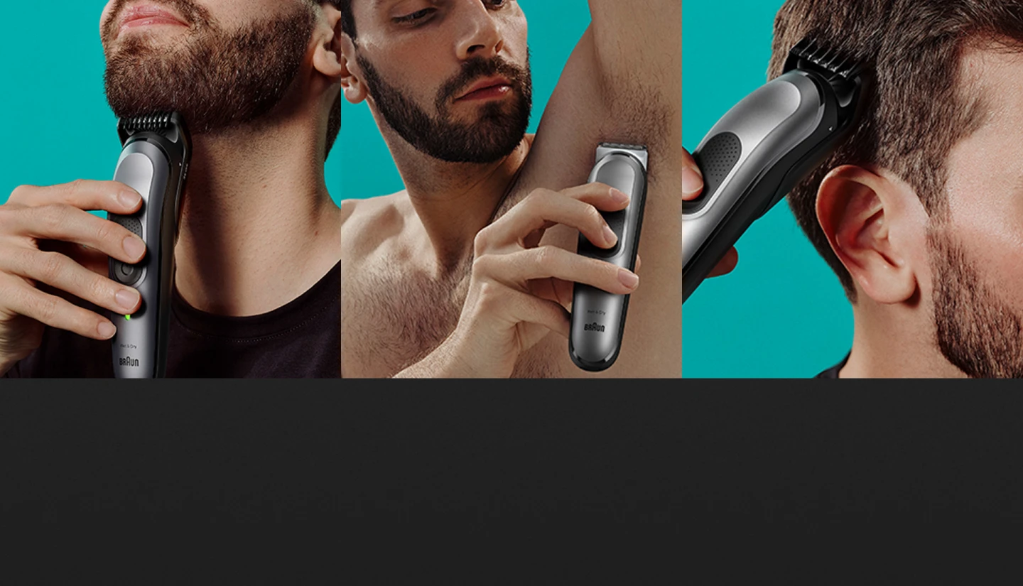  Braun Hair Clippers for Men, MGK7221 10-in-1 Body Grooming Kit,  Beard, Ear and Nose Trimmer, Body Groomer and Hair Clipper, Black/Silver :  Beauty & Personal Care