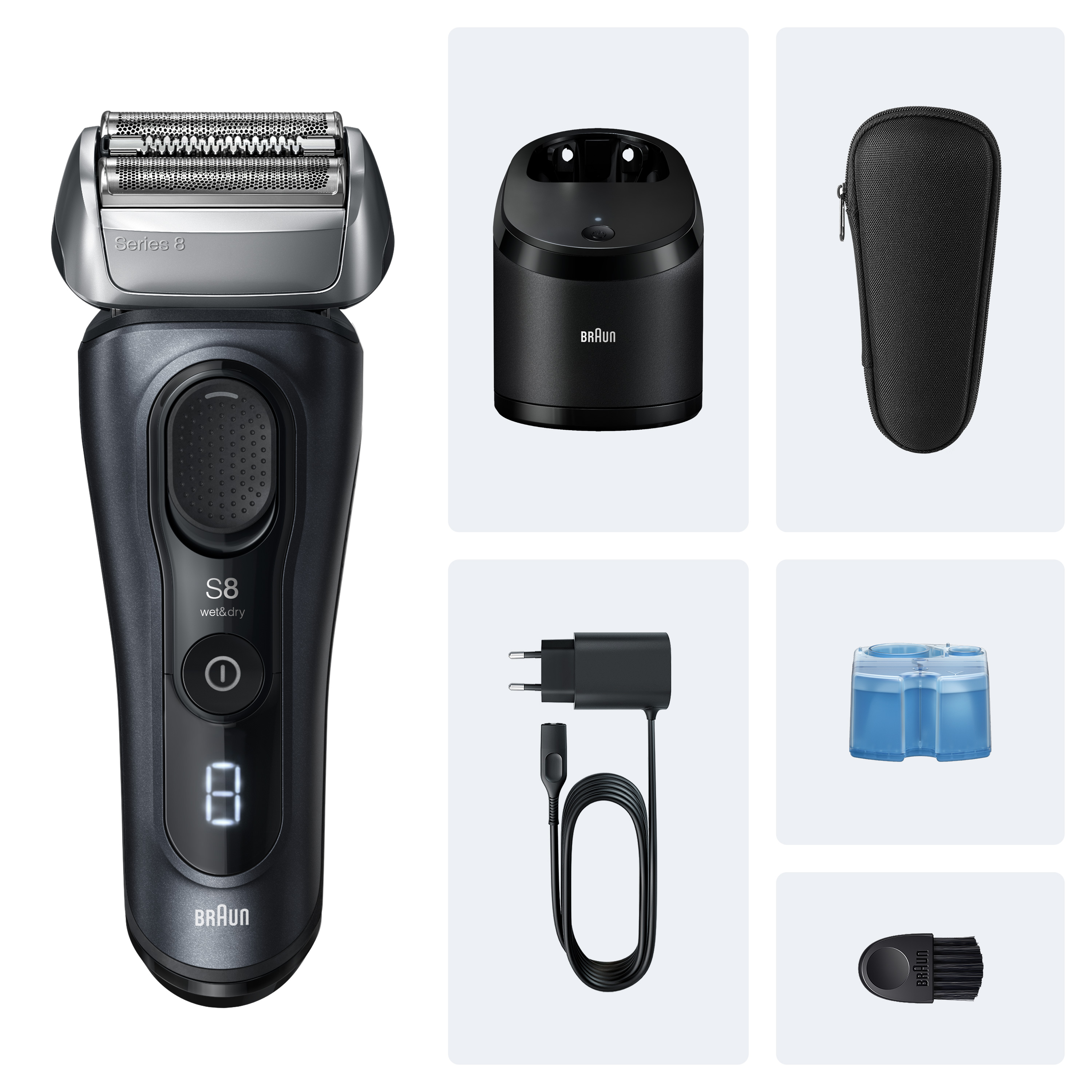 Braun Electric Shaver Series 8 8663cc | Braun UK