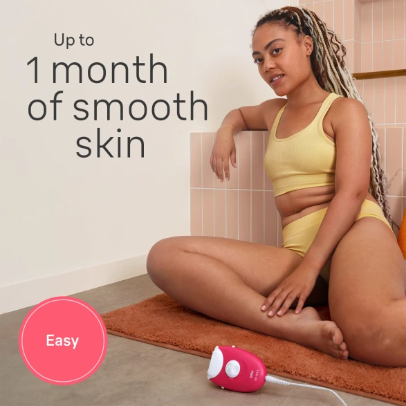 Up to 1 month of smooth skin