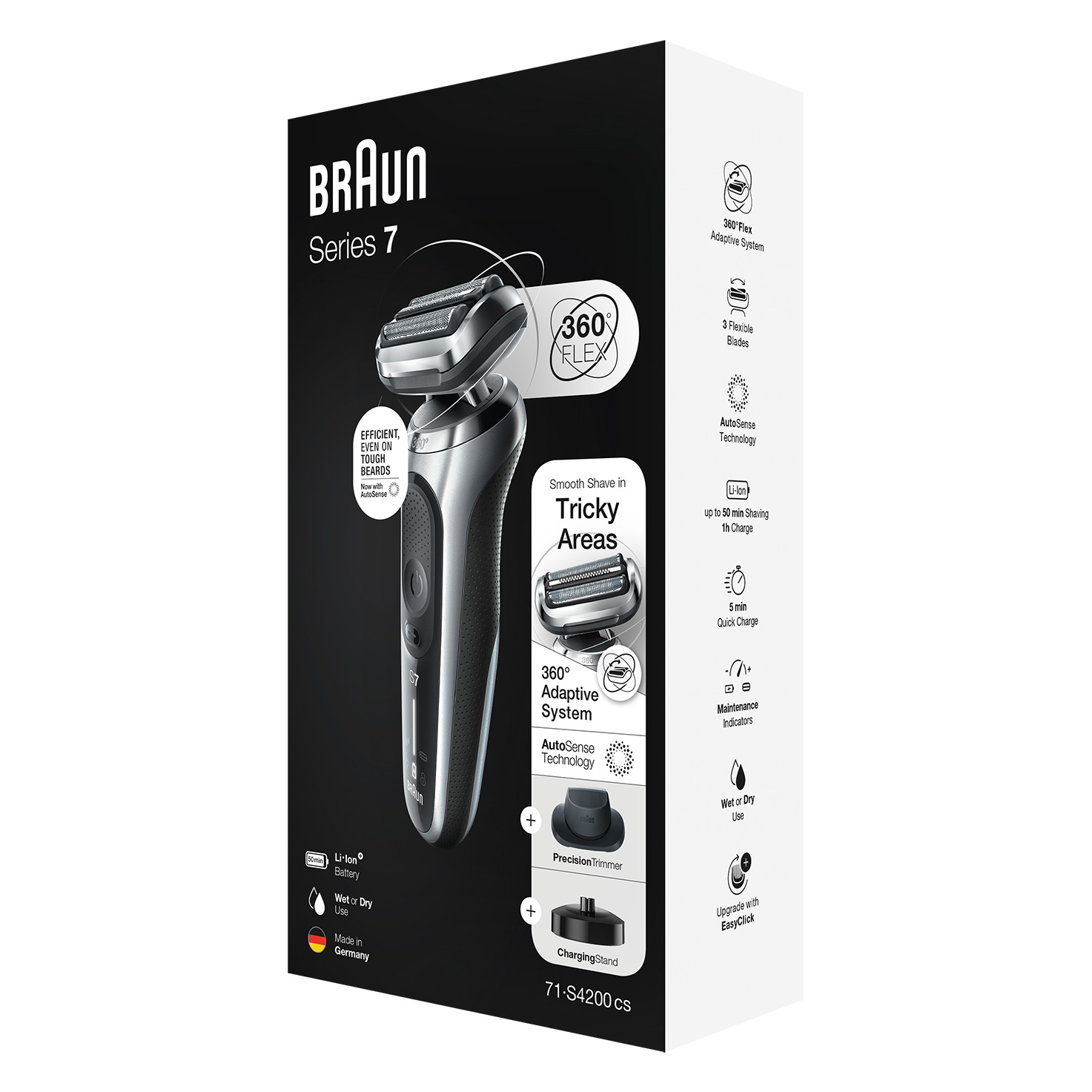 Series 7 Shaver for Men, Wet & Dry with 360° Flex head | Braun UK