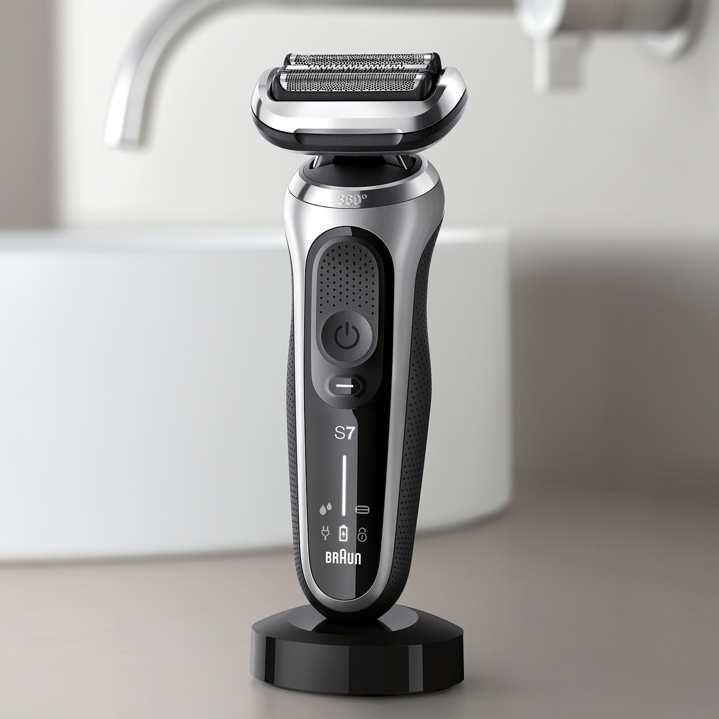 Charging Stand for Braun Series 5, 6 and 7 electric shaver (New generation)