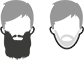 Vikinška ili čekičasta brada za ovalni oblik lica