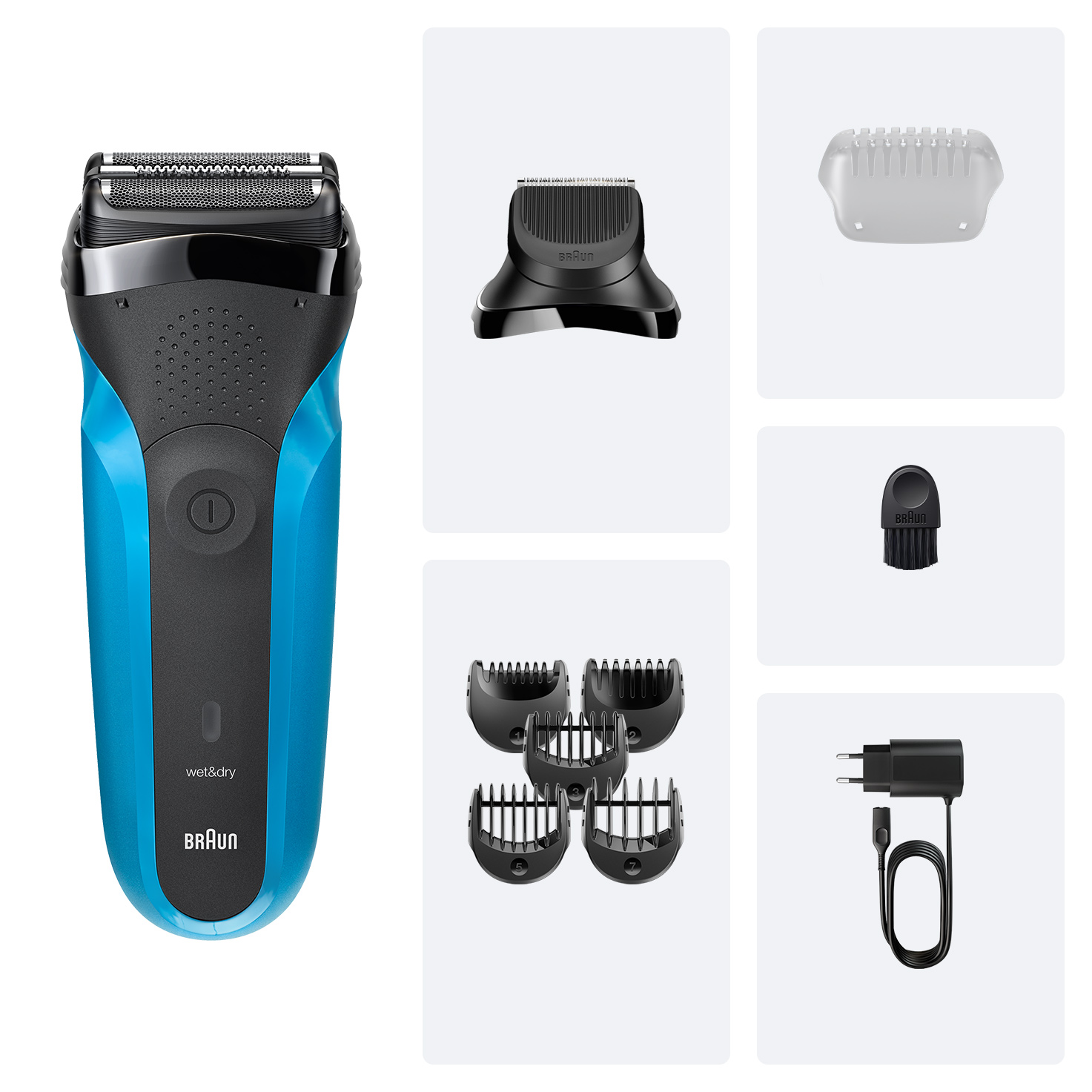 【新品未使用】BRAUN 310s-SP Braun Series 3 310s Men\u0027s Electric Razor, Rechargeable Cordless