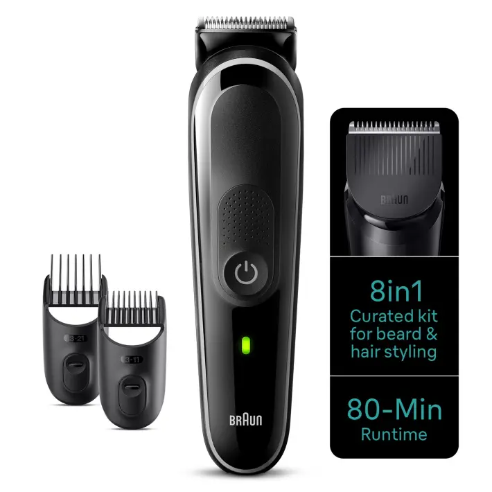 Braun Series 3 MGK 3440 Men's Grooming Set- Black/Grey