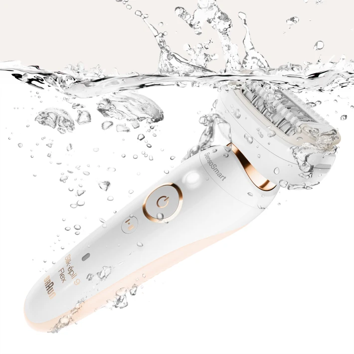 Silk-epil 9002 Flex Wet & Dry epilator with 4 extras incl. shaver head