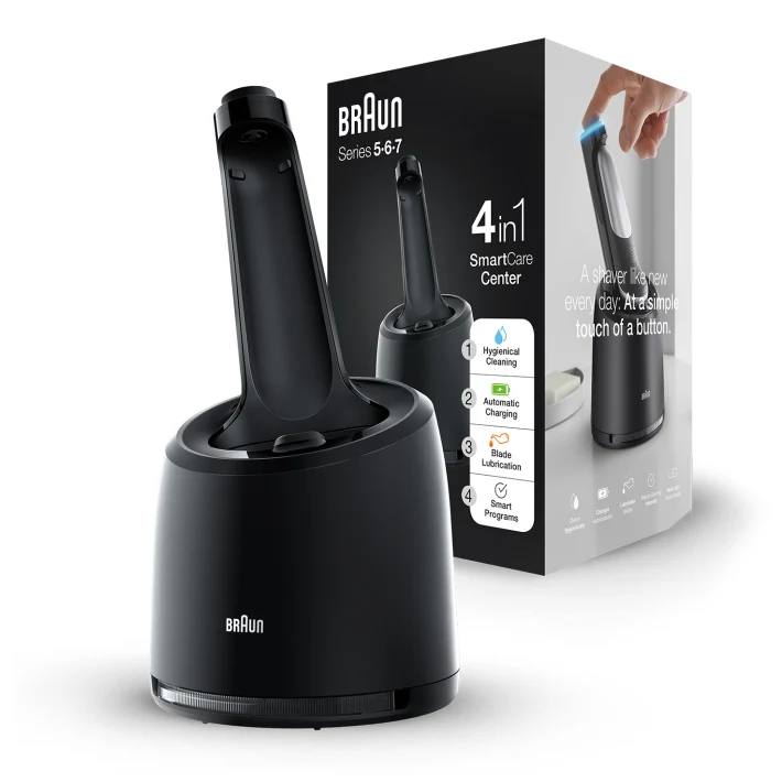 4 in 1 SmartCare Cleaning Center for Braun Series 5, 6 and 7 electric shaver