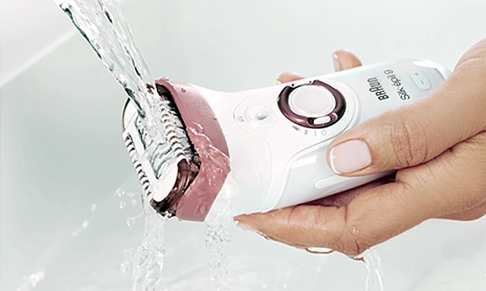 Braun Silk epil 9 SkinSpa SensoSmart 9/970 epilator rose gold - 4-in-1  epilation, exfoliation & skin care system plus 13 extras : Buy Online at  Best Price in KSA - Souq is now : Beauty