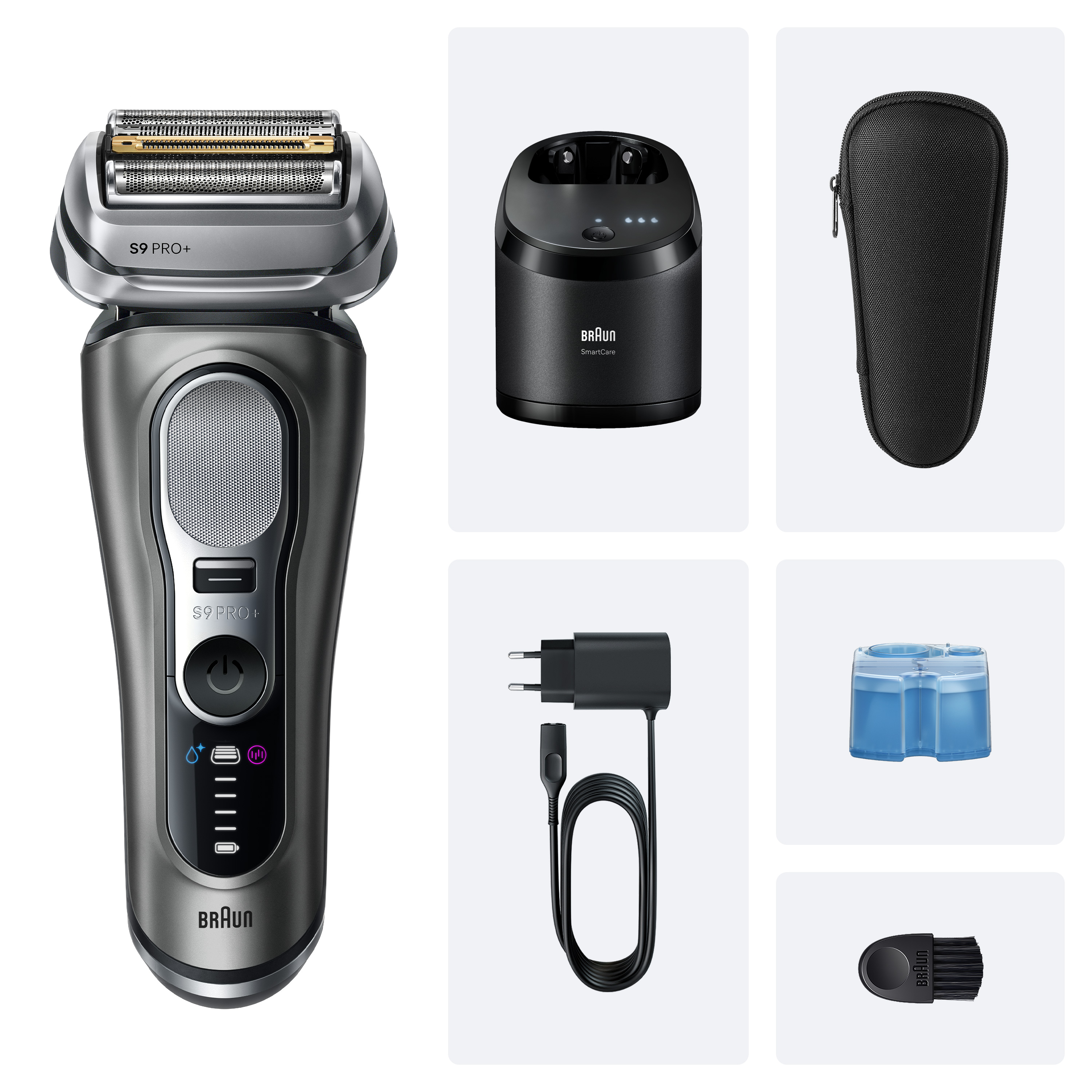 BRAUN シリーズ9 PRO＋ Series 9 PRO+ Electric Shaver with PowerCase, 6-in-1