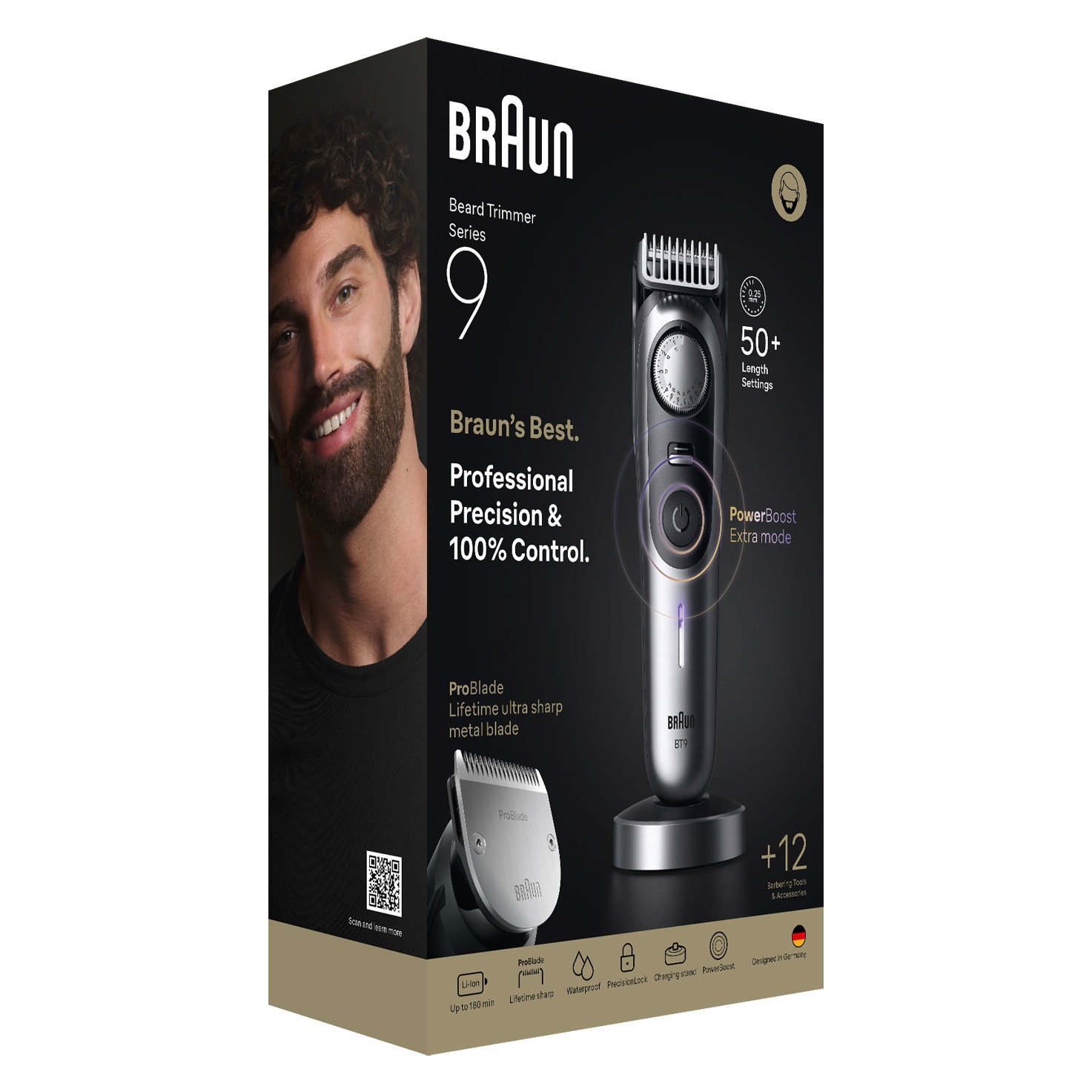 Beard Trimmer Series 5 5440, Trimmer For Men With Styling Tools And 100-min Runtime