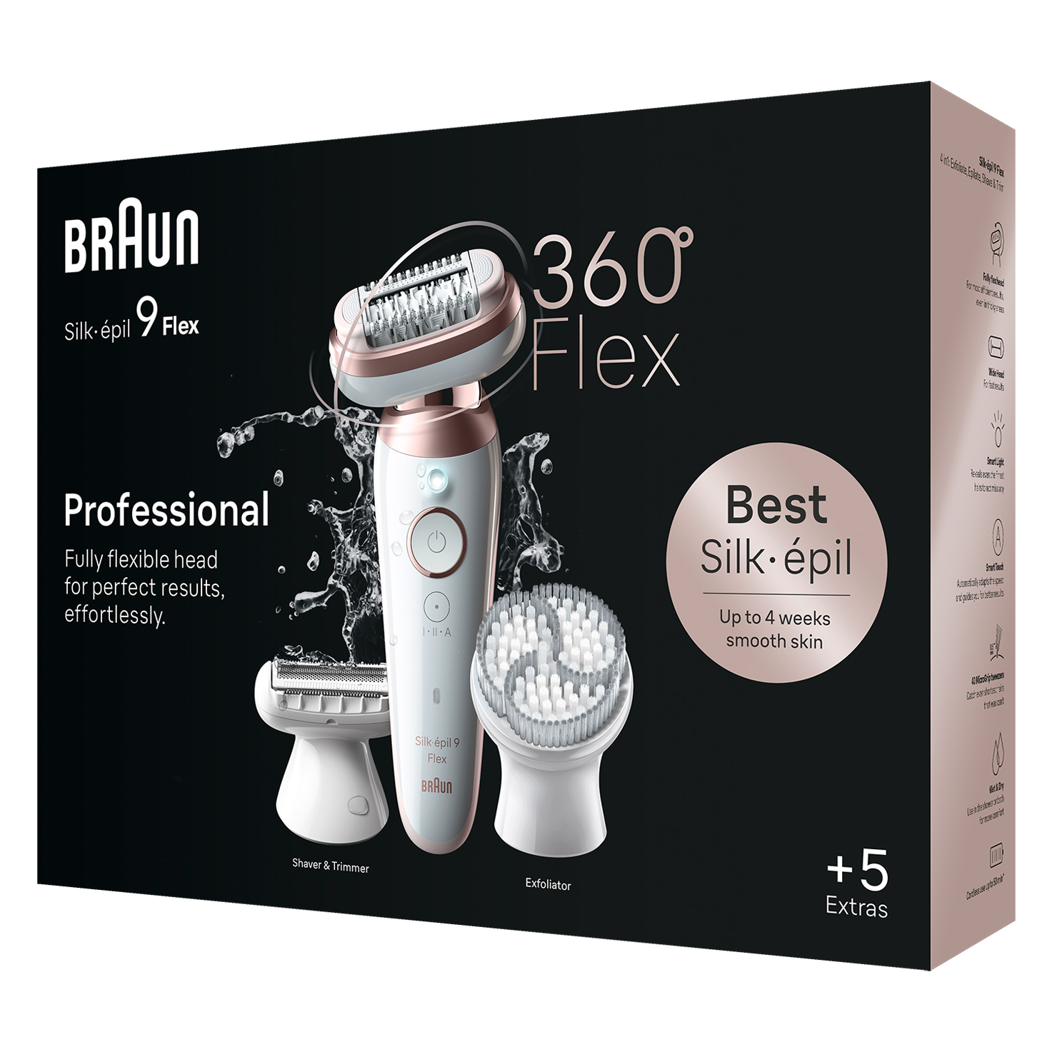 Braun cheapest Epilator Silk-epil 9 Flex 9-020 with Flexible Head