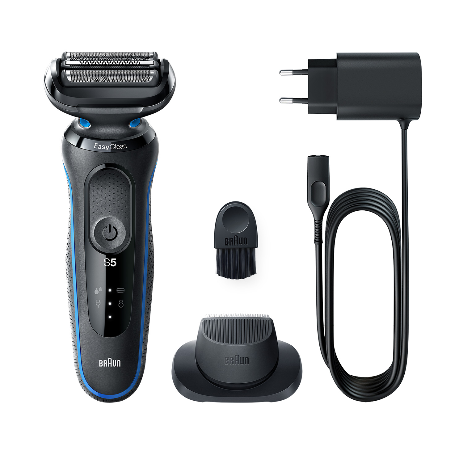 Braun S5 Cordless Rechargeable Wet Dry Electric Shaver 5769 No power cord