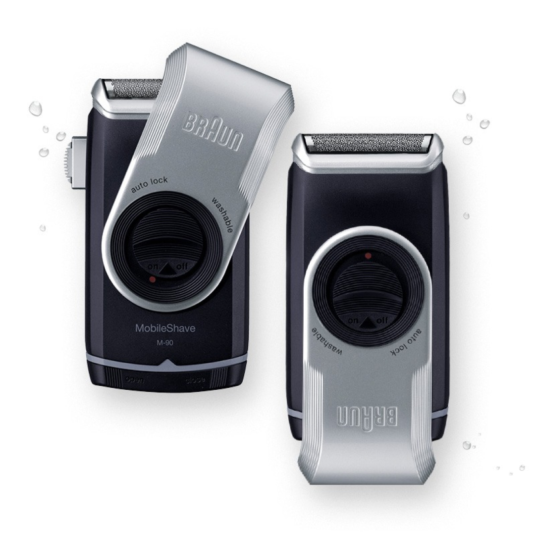 Braun Mobile Shave Silver M90 Shaver Men\u0027s MobileShave M-90 Shaver | Braun UK