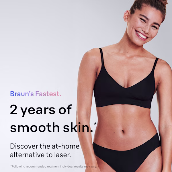 Skin appreciation shot of a woman after using Braun Skin i·expert Skin appreciation shot of a woman after using Braun Skin i·expert