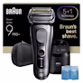Series 9 Pro+ 9667cc scheerapparaat met reisetui en 6-in-1 SmartCare reinigingsstation.
