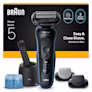Afb. Series 5 B7650cc scheerapparaatset, 4-in-1 SmartCare center, navulpatroon, lichaamsverzorger en baardtrimmer-opzetstuk.