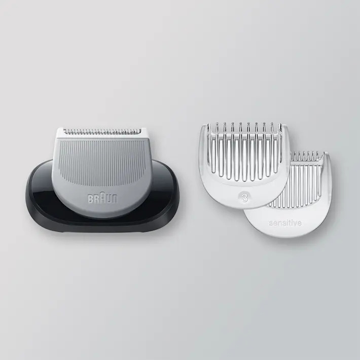 Braun lichaamstrimmer-kop + 2 kammen Braun lichaamstrimmer-kop + 2 kammen