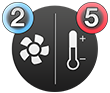 temperature/airflow settings temperature/airflow settings