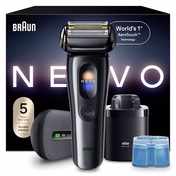 Braun NEVO Scheerapparaat 17010c met PowerCase, 7-in-1 NEVO Care System. Braun NEVO Scheerapparaat 17010c met PowerCase, 7-in-1 NEVO Care System.
