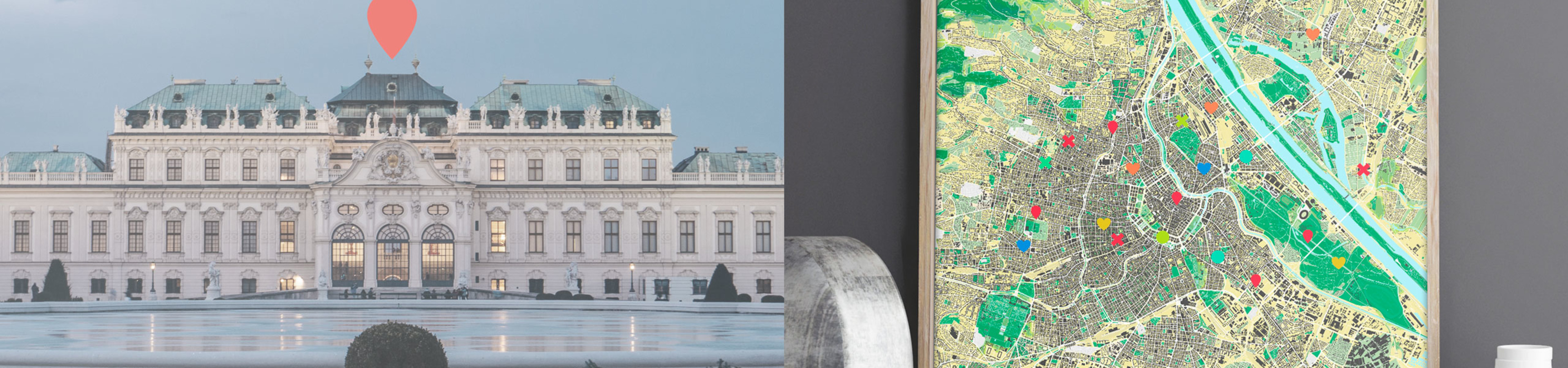 Wien Karte Als Poster Gestalten Oder Kaufen Mapdid