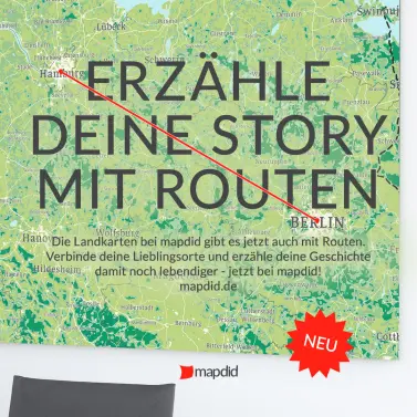 mapdid bietet jetzt auch Routen, mit denen deine Storys noch lebendiger werden