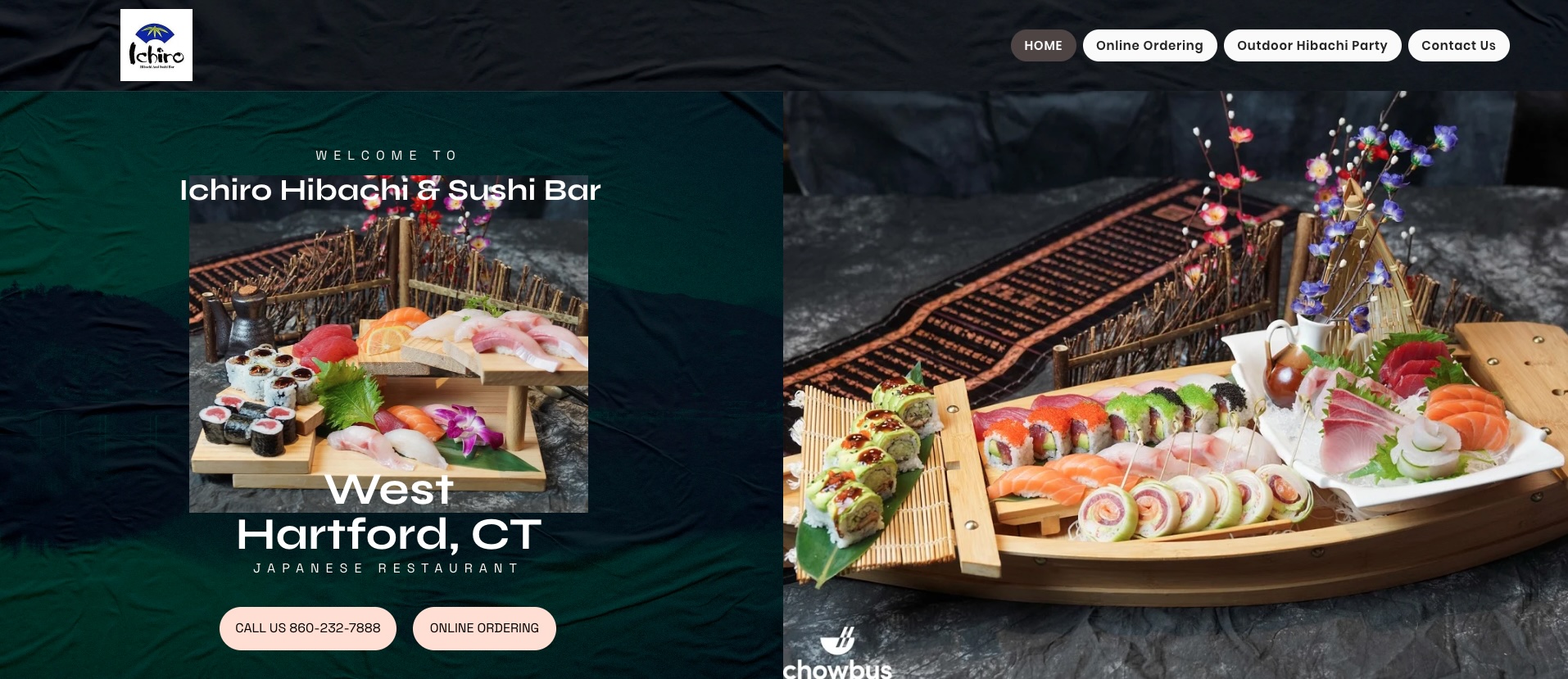 Sushi POS - Restaurant Website