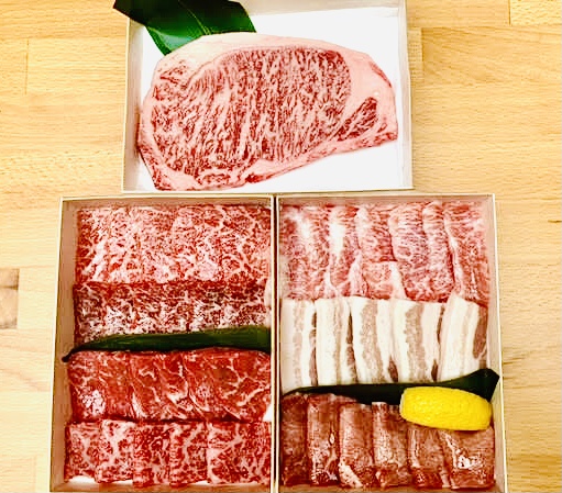 A5 steak and premium bbq