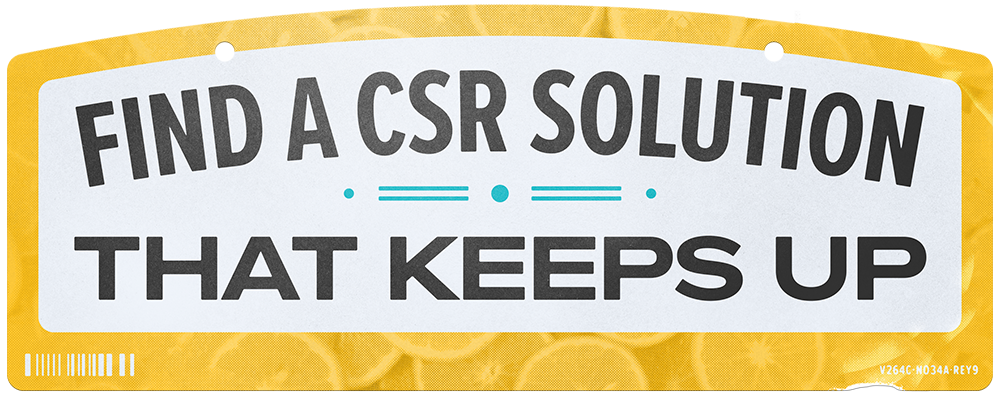 Feature image for the "Find a CSR solution that keeps up" section