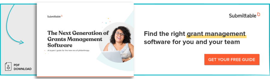 Find the right grant management software for you and your team