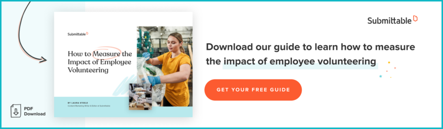 Download our guide to learn how to measure the impact of employee volunteering - get your free guide