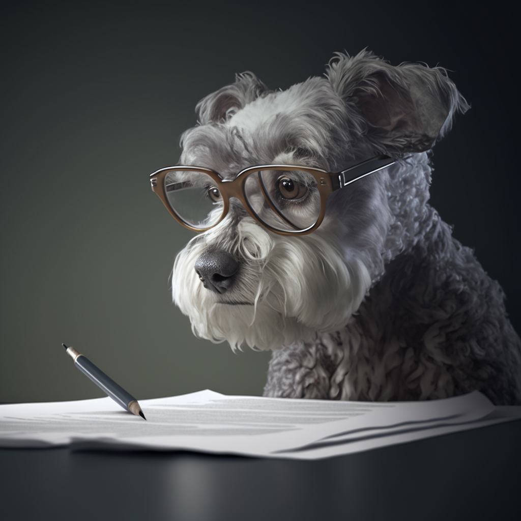 Dog thinking