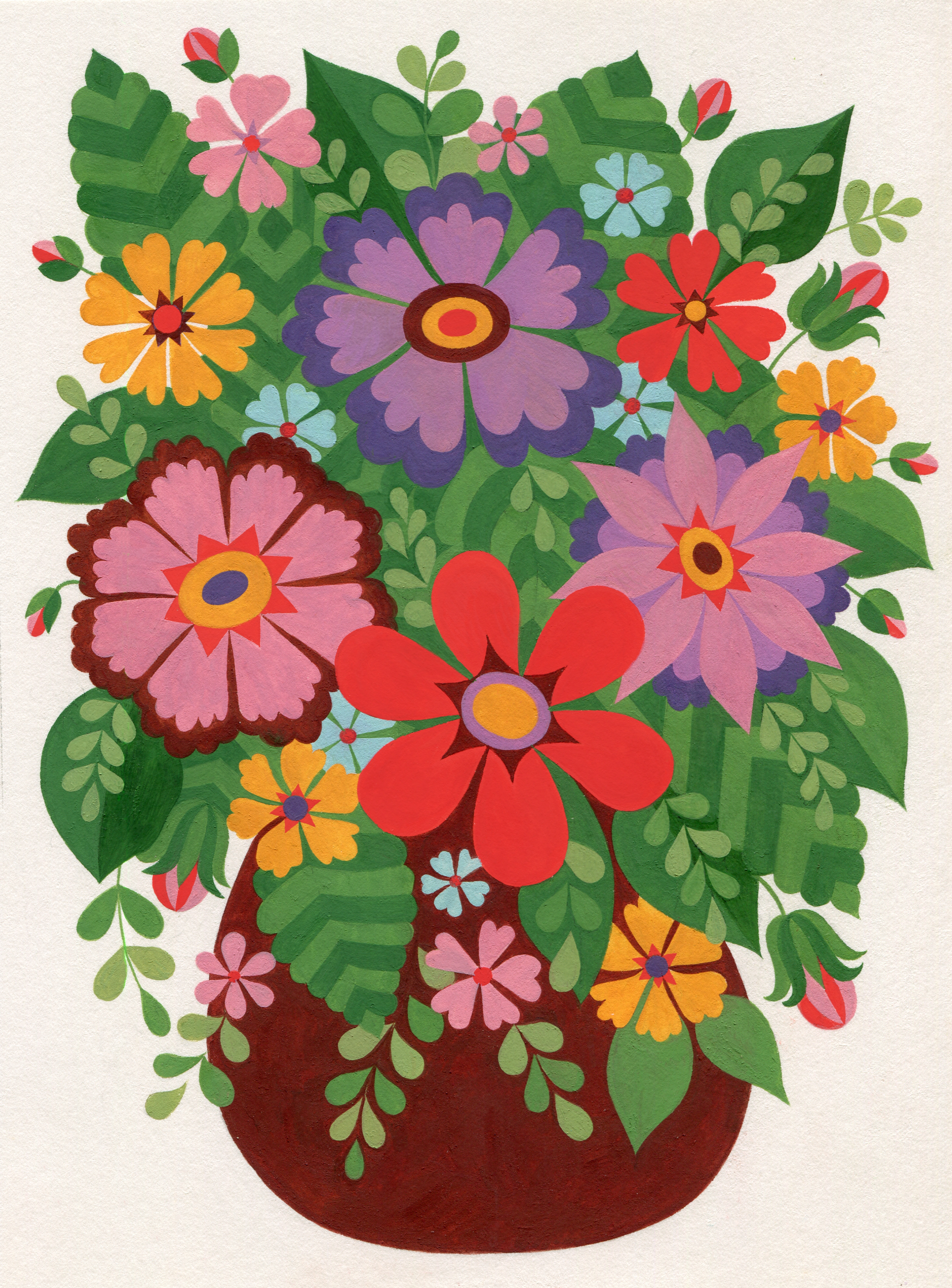 Vase of flowers
