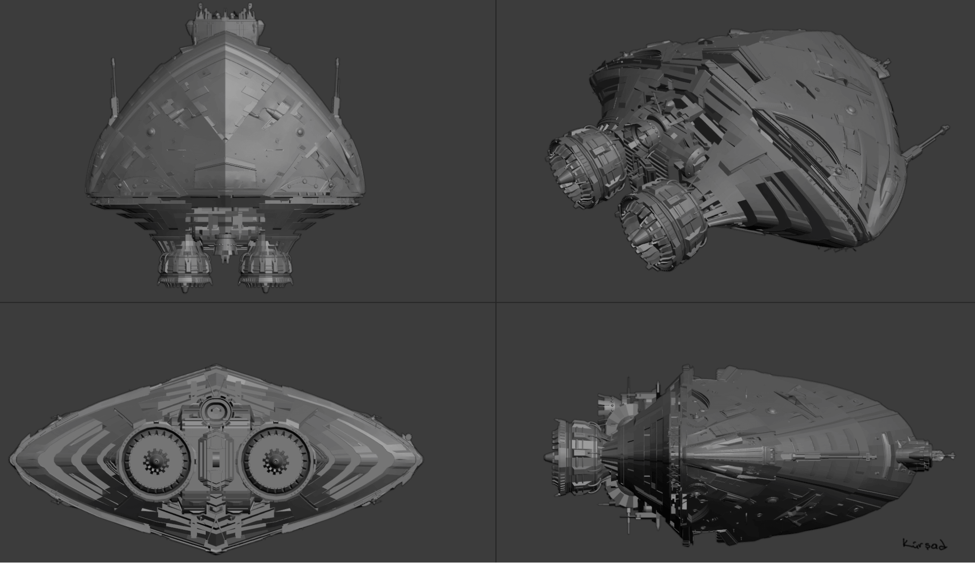 叛军战舰模型制作