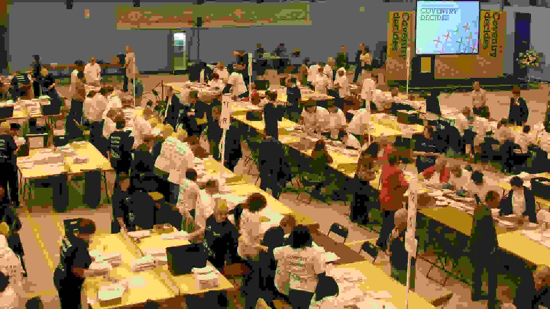 Votes are counted in Coventry during the 2010 General Election. ©Coventry City Council / CC BY-NC-ND 2.0 Deed