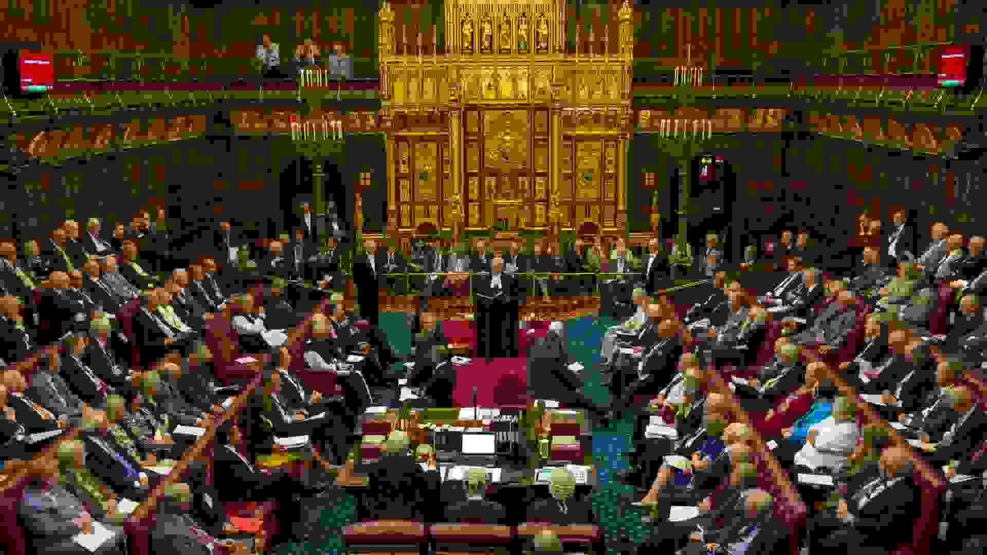 Lord Speaker, Lord Fowler, presides over business in the House of Lords chamber. (Ⓒ House of Lords 2016 / Annabel Moeller (CC BY-NC-ND 2.0))