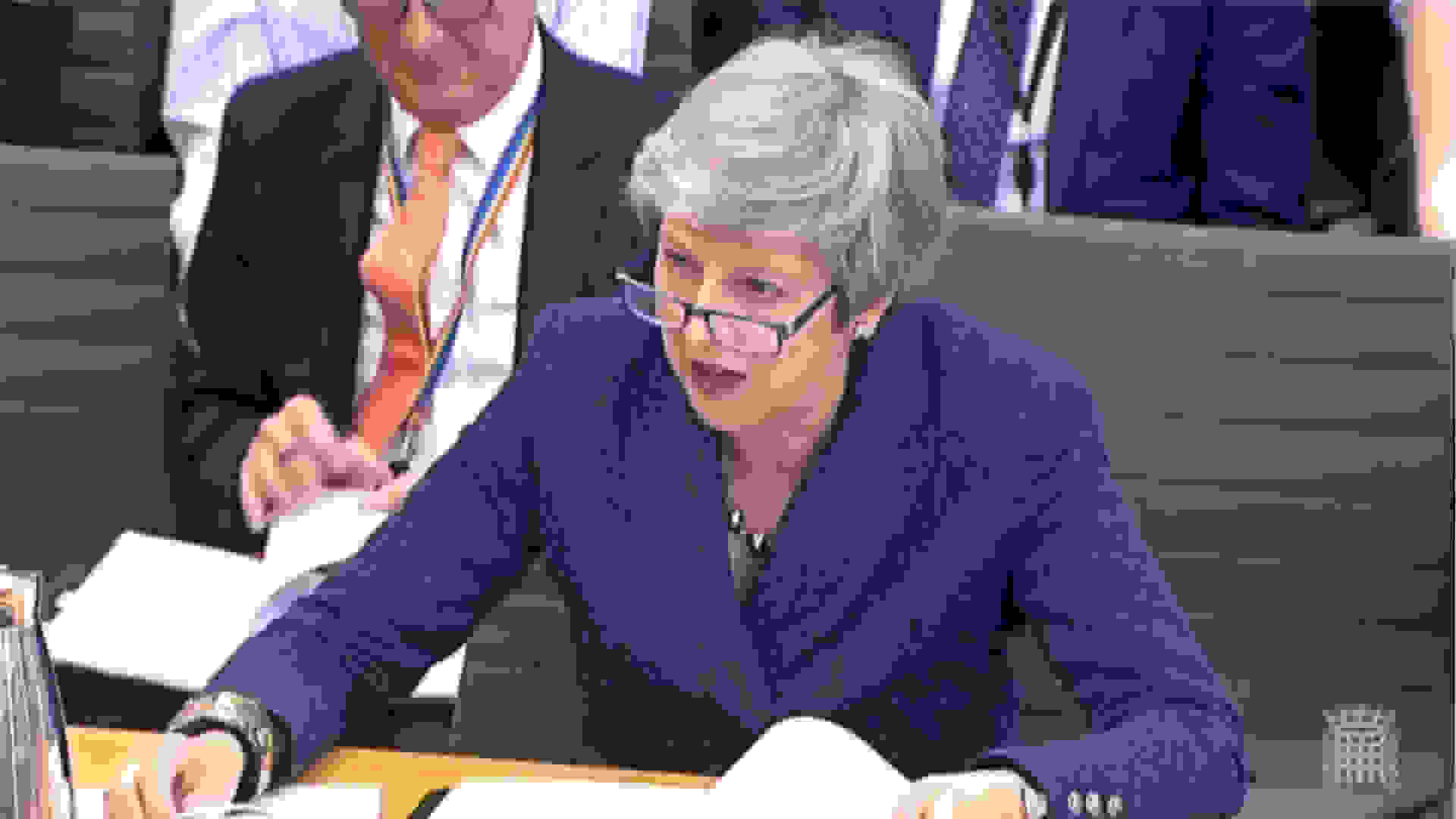 Theresa May, Liaison Committee session, House of Commons