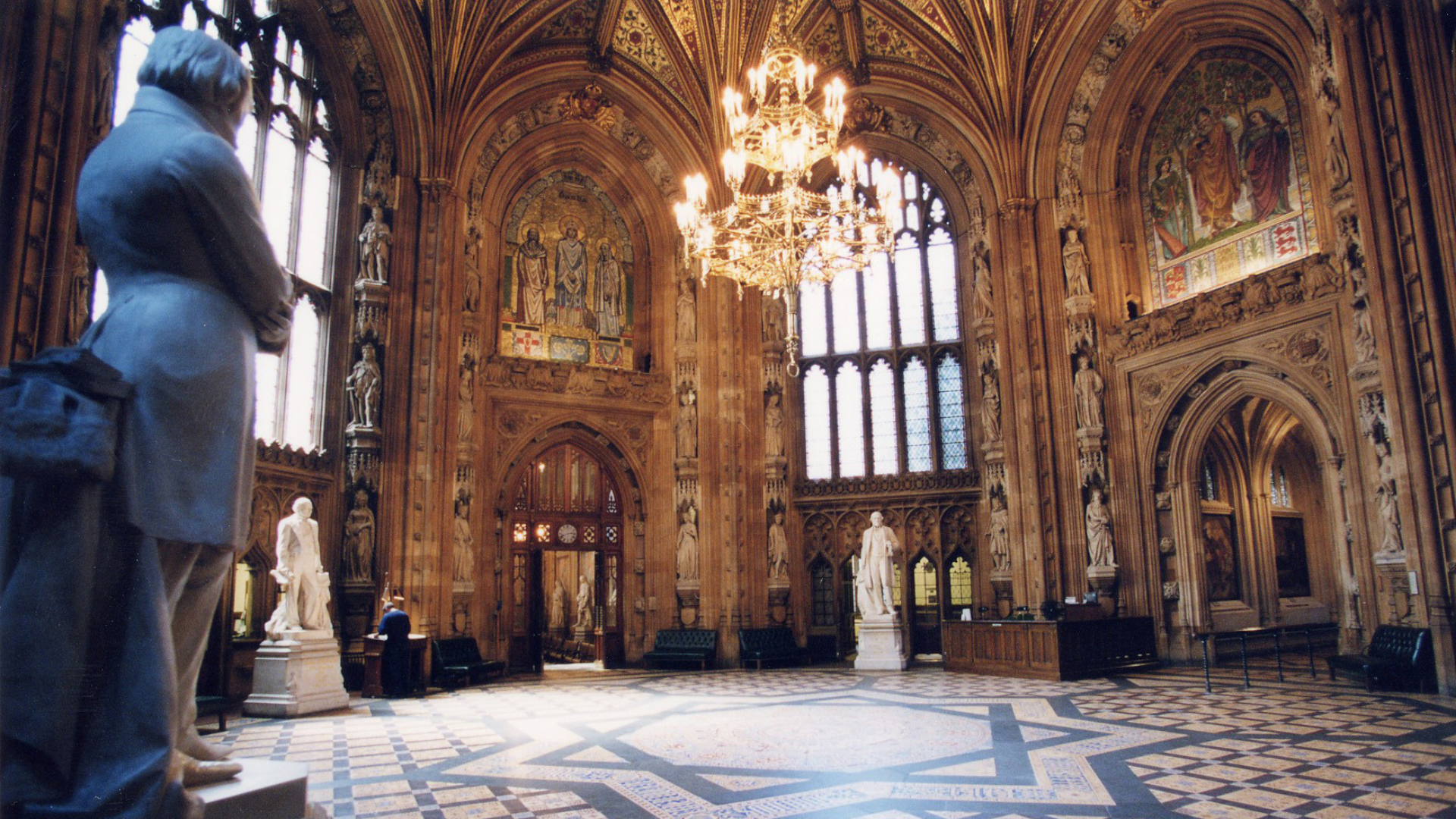 Central Lobby, Palace of Westminster. ©UK Parliament (CC BY-NC-ND 2.0 Deed)