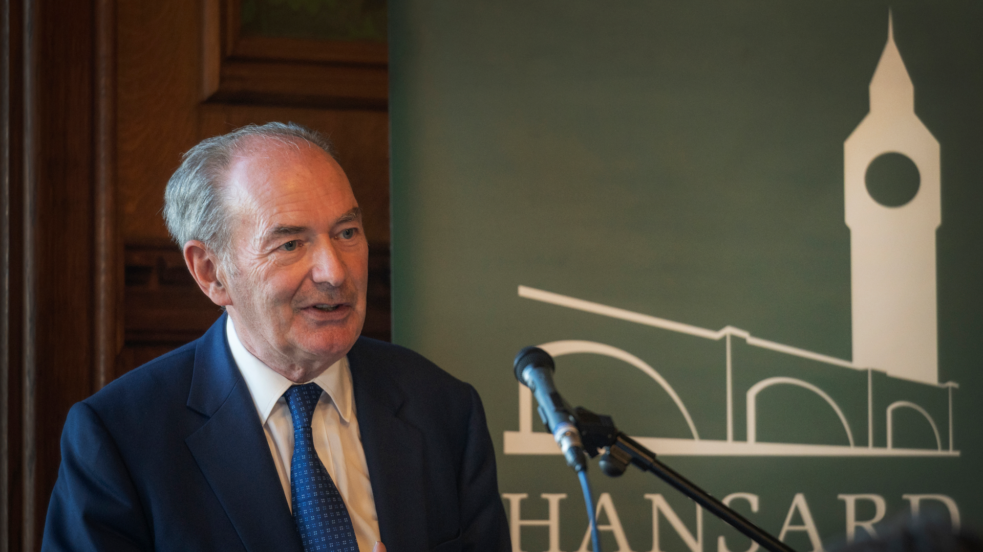 Lord Forsyth delivers a speech at the Hansard Society's event, 16 July 2026. © House of Lords