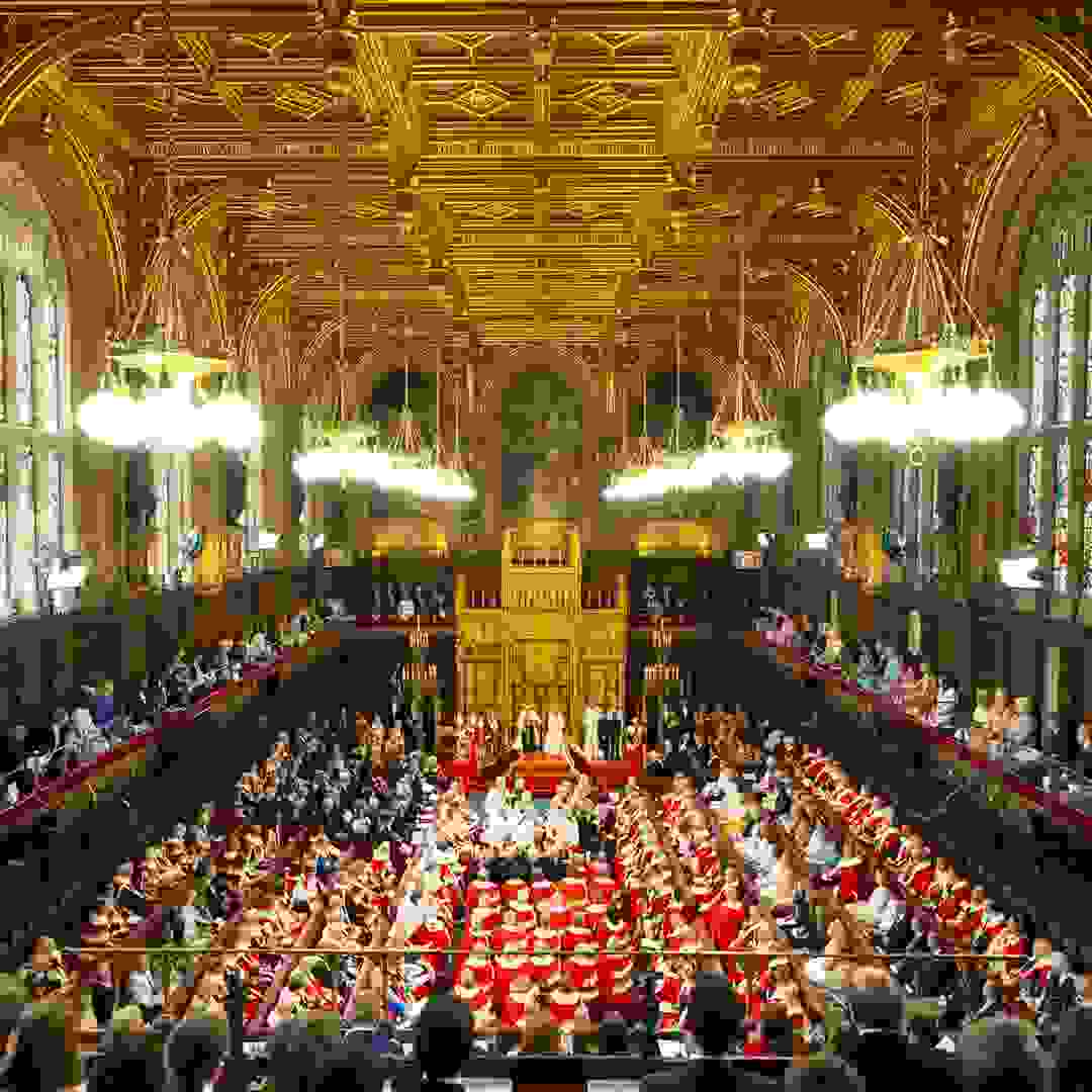 The Chamber of the House of Lords at the last State Opening of Parliament. Image: The Chamber of the House of Lords at the last State Opening of Parliament © House of Lords / Roger Harris